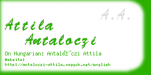 attila antaloczi business card